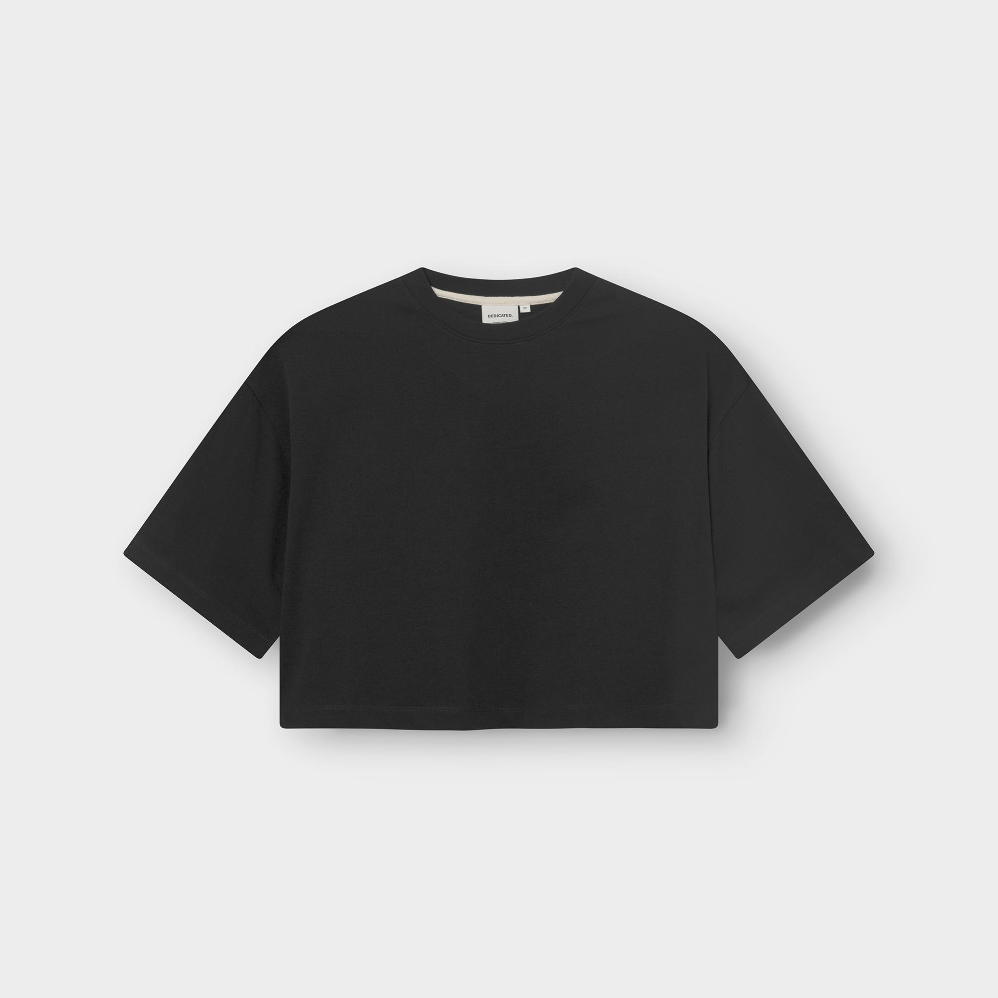Dedicated Ljusdal Black T-Shirt Damen schwarz